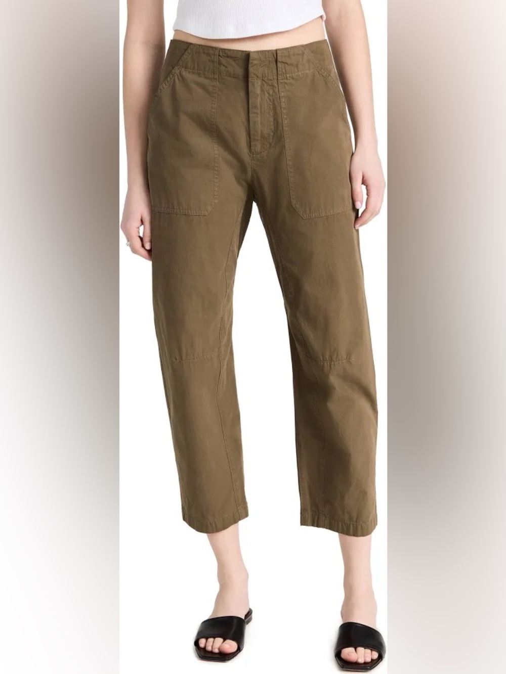 rag & bone Olive Green Leyton Workwear Pants
